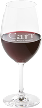 Carr Logo Wine Glass